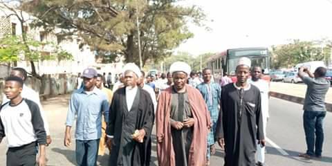 police attacked free zakzaky protest in abuja on 14 Jan 2020 